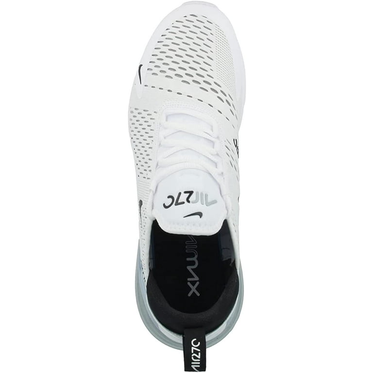 Nike Air Max 270 Men's Running Shoes, White/Black-White AH8050-100