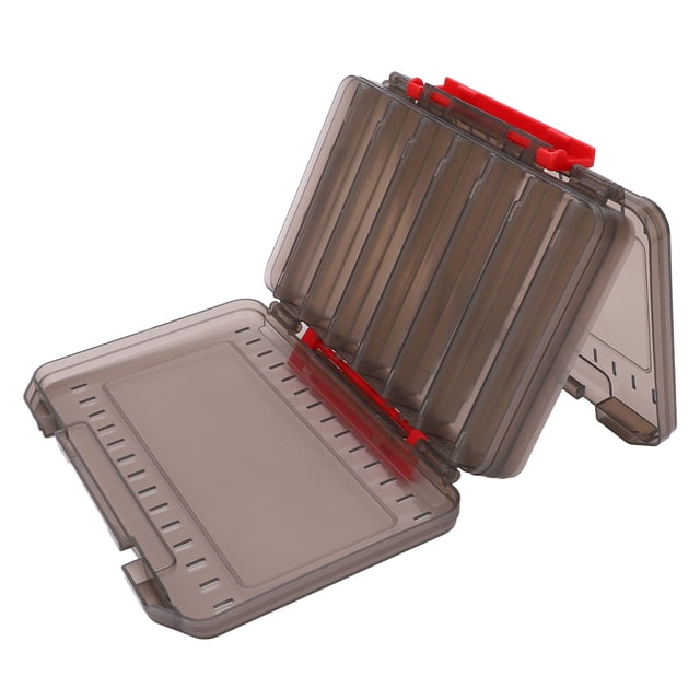 Plano Storage Box Jerkbait Storage Box Tray Plastic Double Sided Lure Box Breathable Ventilation Fallion Double Sided Fishing Boxi Lost With Handle Fishing Lure Box