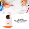 thumbnail image 3 of Electric Pencil Sharpener, Full Automatic Adjustable Pencil Tip Thickness Pencil Sharpener 1200mAh USB Charging High Speed Portable Electric Sharpener For  School, 3 of 8