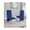 Navy Blue, variant on Navy Tufted Velvet Accent Side Chairs with Silver Chrome Detailing (Set of 2)