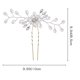 thumbnail image 2 of 5 Piezas Horquillas para el Cabello de Boda Accesorios para el Cabello Nupcial Horquillas para el Cabello con Perlas Accesorios para el Cabello de Cristal Floral con Perlas, Accesorios para, 2 of 5
