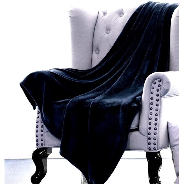 MultiPurpose Super Soft Small Plush Solid Lightweight Throw Blanket 50
