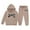 Brown-A, variant on FUZHIQ Toddler Sets For Girls ,Girls Outfits Set Winter Fleece Hoodie And Joggers Comfy Casual Kids Clothes With Stylish Print For Toddler To Teen,12-13 Years
