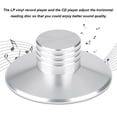 thumbnail image 4 of Record Weight Stabilizer, LP Turntables Metal Disc Stabilizer Record Weight with Protective Base Pad for LP Record Player, 4 of 7