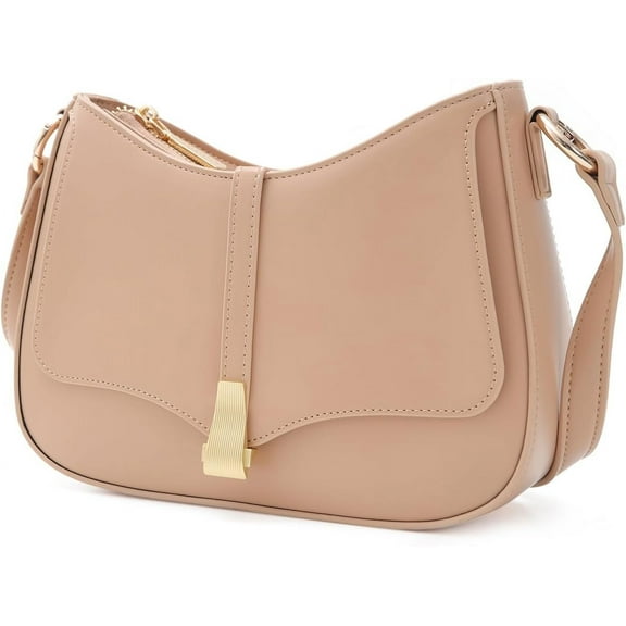 Crescent Shoulder Bag for Women, Vintage Retro Vegan Leather Clutch Tote Handbags Crossbody Bags Handbag for Women
