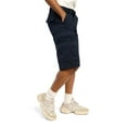 thumbnail image 4 of G-Style USA Men's Relaxed Fit Belted Cargo Shorts - Solid Navy - 46, 4 of 6