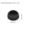 thumbnail image 2 of Unique Bargains Plastic Plug End Caps 38mm x 37mm Round Furniture Table Chair Legs 4Pcs, 2 of 5