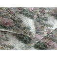 thumbnail image 3 of Ambesonne Floral Quilted Bedspread Set 3 Pcs, Blossoming Roses Botany Art, King, Army Green and Grey Pink, 3 of 4