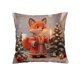 thumbnail image 2 of Funda de almohada navideña | Funda decorativa | Cuadrada de 45 x 45 cm | Tejido de poliéster suave con cremallera oculta para sofá, sillón y cama, 2 of 6
