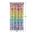 thumbnail image 5 of Pioneer Flower Floral Print Pattern Shower Curtain 36"x72" ,Bathroom Decorative Shower Curtains Set with 12 Hooks,Modern Waterproof Washable Shower Curtain, 5 of 6