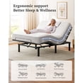 Sino Luban T100 Twin XL Adjustable Bed Frame, Independent Head and Foot ...