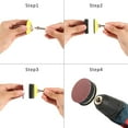 thumbnail image 4 of Sanding Discs Pad Assorments Set Sandpaper Disc Kit For Drill Grinder Tools Sanding Discs Pad Kit For Drill Sander Drill Sanding Attachment Sandpapers(Coffee), 4 of 9
