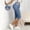 Light Blue, variant on Capri Leggings for Women Pull on Capris with Pockets for Women Stretchy Cropped Skinny Pants