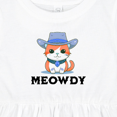 thumbnail image 4 of Inktastic Cowboy Cat Meowdy Girls Baby Dress, 4 of 5