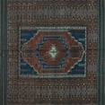 thumbnail image 1 of Ahgly Company Indoor Square Persian Light Blue Traditional Area Rugs, 5' Square, 1 of 4