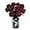 Burgundy Dahlia Flower, variant on Zukuco 10 Packs Dahlia Artificial Flowers, 15" Black Artificial Dahlia Flowers Silk Flower Bouquet Faux Dahlia Flower with Stems for Table Centerpieces Arrangement Halloween