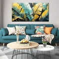 thumbnail image 3 of HFDF Large Wall Art for Bedroom, Tropical Plant Leaf Wall Art for Livg Room, Nature and Green Botanical Picture for Modern Home Office, 10x8inch Unframed, 3 of 6