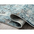 thumbnail image 3 of Abani Azure Collection Grey Blue 4' x 6' Vintage Area Rug, 3 of 5