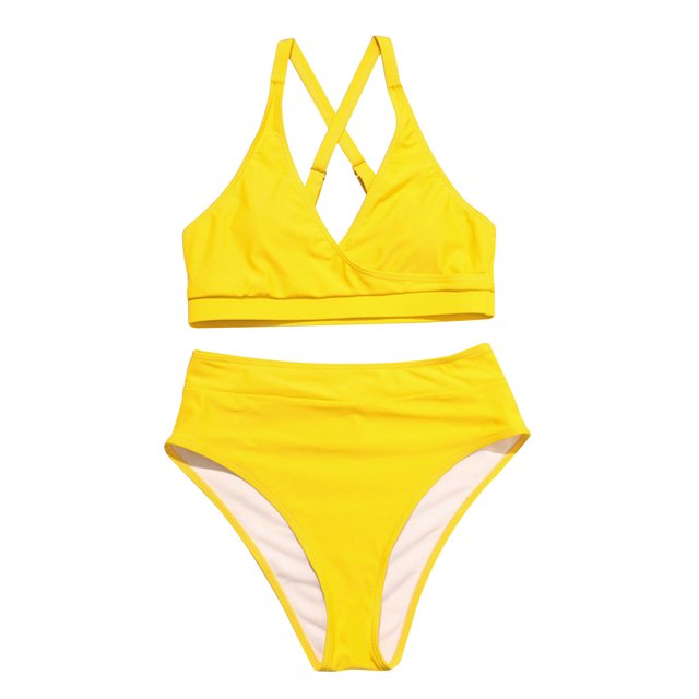 Bikini cómodo para mujer, conjunto sólido, traje de baño de dos piezas con sujetador relleno, traje de baño, ropa de playa OAVQHLG3B Store lin121212