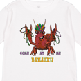 thumbnail image 4 of Inktastic Mardi Gras Come at Me Breaux Crayfish Boys or Girls Long Sleeve Toddler T-Shirt, 4 of 5