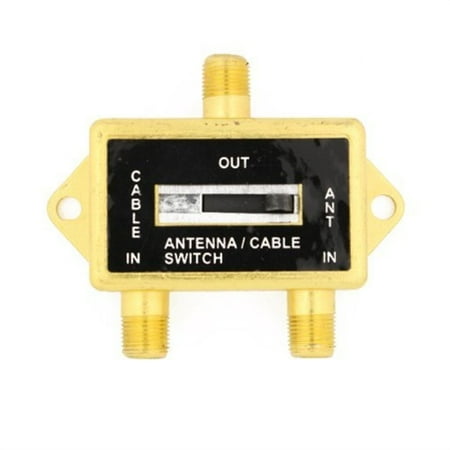 Northwest Switchplate - wideskall gold plated 5-900 mhz 100db coaxial a/b switch