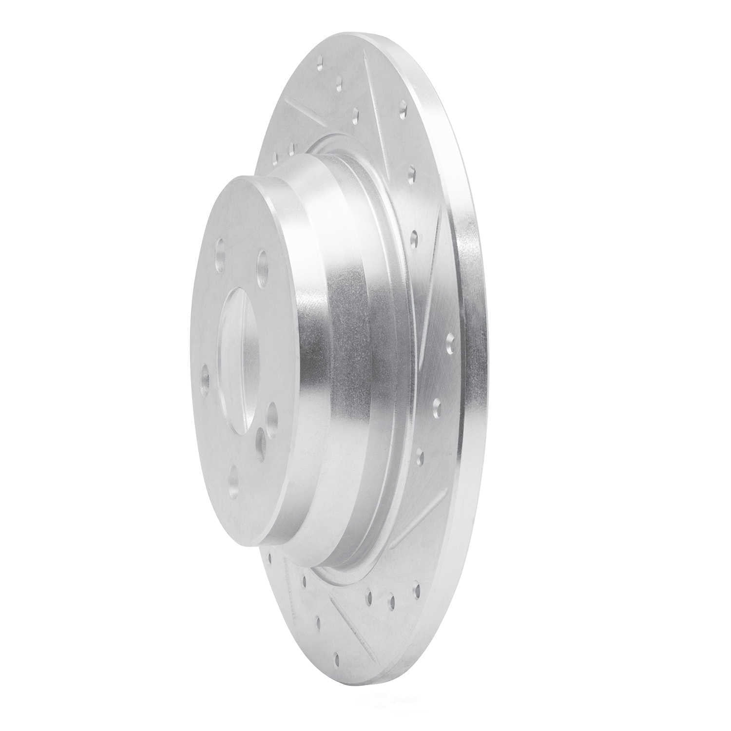 Dynamic Friction Company 631-63078R DFC Brake Rotor - Drilled And Slotted - Silver