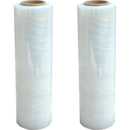 (2 Pack) Pro-Series Stretch Wrap Roll, 18