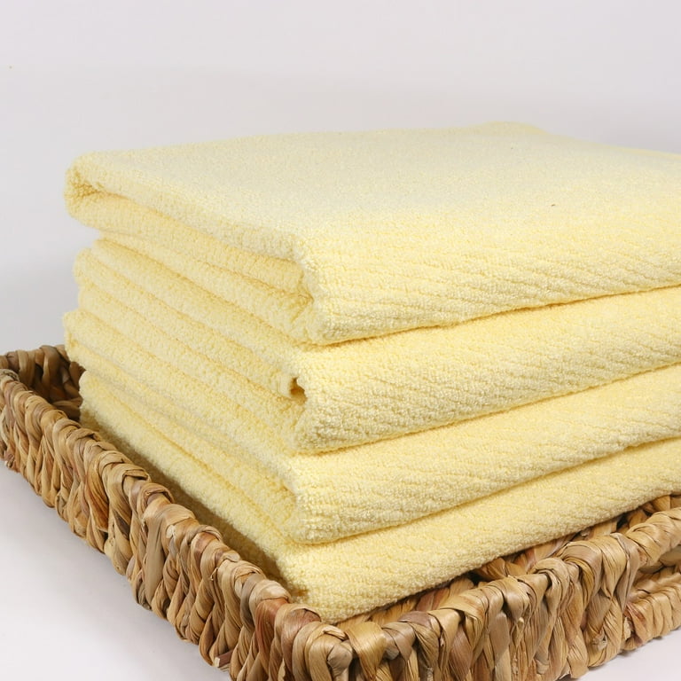 Arkwright Fast Dry Zero Twist 6-Piece Towel Set - 6-Piece Set - Yellow