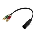thumbnail image 1 of Mezclador de Amplificador Decodificador de sonido perfecl RCA a XLR Negro 30cm, 1 of 6