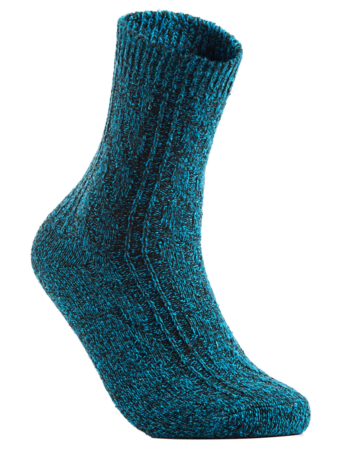 Lovely Annie Women's 6 Pairs Pack Fashion Soft Wool Crew Socks Size 69 AHR1613(Blue