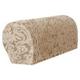 thumbnail image 2 of Jacquard Armrest Covers, 2PCS Stretch Armchair Soft Polyester Caps Non Slip Furniture Protector for Chair,Couch, 2 of 5