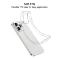 thumbnail image 3 of Clear Soft TPU Bumper Slim Cover Case ( with FREE Screen Protector) for iPhone 14 Pro Max, 3 of 5