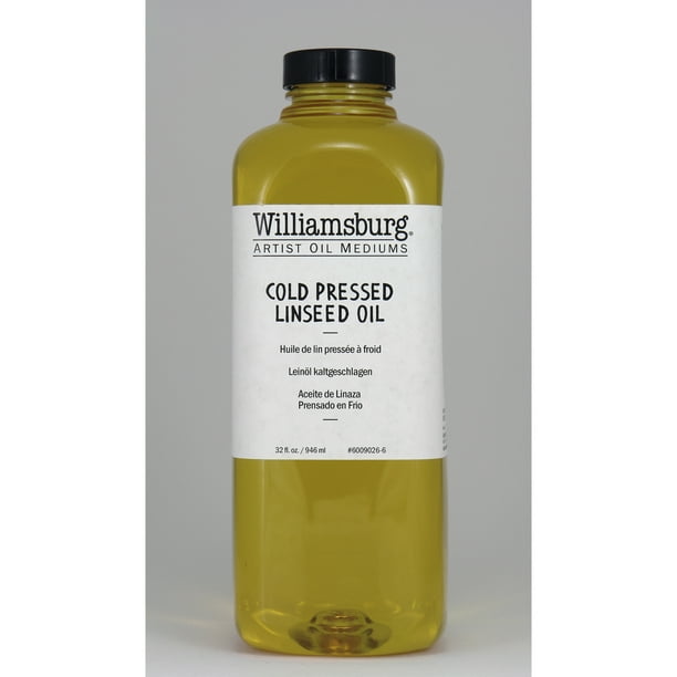 Williamsburg Handmade Oils Cold Pressed Linseed Oil, Quart Walmart