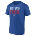 thumbnail image 2 of Men's Royal Buffalo Bills Best Dad Ever Team T-Shirt, 2 of 3