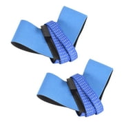 Uxcell Anti Static Foot Heel Straps Adjustable ESD Reusable Ground Band 8086" Length Blue 2 Pcs
