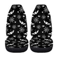 thumbnail image 5 of XYZCANDO Vehicle Interior Cushion Protector Halloween Spider Bat 2 Pack Car Seat Covers Soft Truck Van SUV Easy to Install Breathable Car Front Seat Covers, 5 of 10