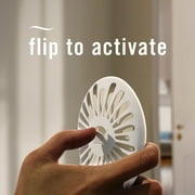 Febreze Bathroom Air Freshener, Small Spaces Odor-Fighting, Crisp Cotton, 2ct, 2 Count