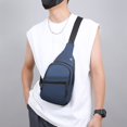 thumbnail image 4 of Sling Bag Chest Bag Crossbody Bag for Women and Men, InsCrazy Waterproof Chest Bag Large Capacity Fashion Mend Satchel Multi Function Shoulder Bag Chest Bag, 4 of 6