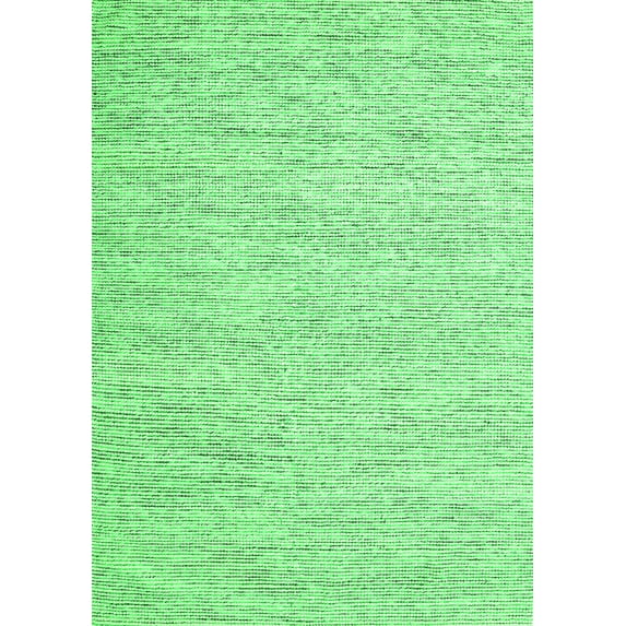 Ahgly Company Indoor Rectangle Abstract Green Contemporary Area Rugs, 5' x 8'
