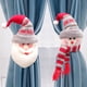 thumbnail image 2 of Toystoory Paño Navidad ventana cortina hebilla portátil lindo dibujos animados lavable reutilizable sala de estar Oficina sujetador suministros Kits de decoración para fiestas Papá Noel, 2 of 6