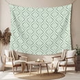 thumbnail image 2 of Teal Geometric Large Tapestry for Bedroom Wall Hanging Tapestry, Art Contemporary Modern Abstract Ceiling Backdrop Tapestries Poster Blanket Wall Decor for Teens Room Living Room Dorm 85" x 90", 2 of 8