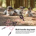 thumbnail image 3 of Visland 3-Way Adjustable Nylon Dog Leash Kit with Multi-Handle Wear-Resistant Rope Straps Removable 360-degree Rotation Buckle Pet Traction Rope for Medium Large Dogs, 3 of 8