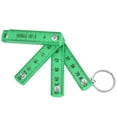 thumbnail image 4 of Folding Ruler, Premium 2Pcs ABS Folding Ruler Portable 0.5m Foldable Ruler with Keyfor Carpentry Laying Tiles Woodworking Ruler, 4 of 8