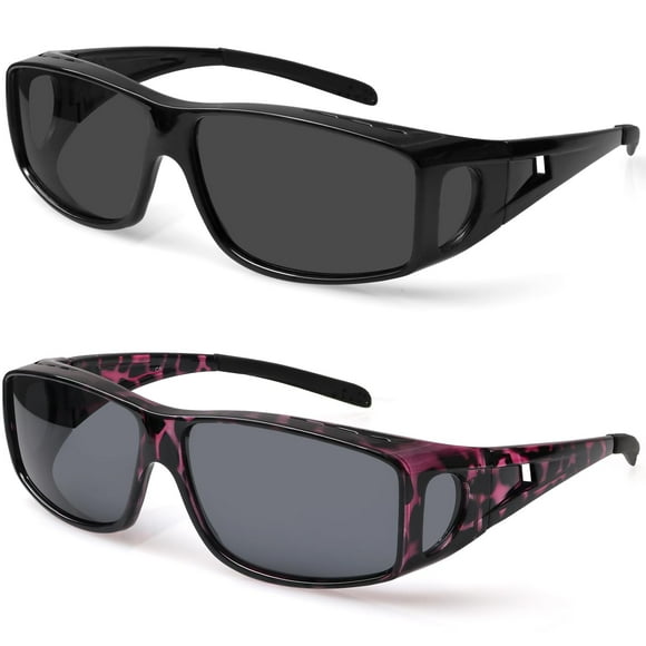 Gafas de Sol Envolventes Polarizadas Yogo Vision 100% UV para Hombre y Mujer (Para Usar Sobre Anteojos)