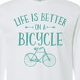 thumbnail image 4 of Inktastic Life's Better on a Bicycle Long Sleeve T-Shirt, 4 of 5
