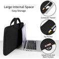 thumbnail image 3 of Laptop Bag Notebook Case, 15.6 Inch Business Briefcase Tablet Tote, Unisex, Waterproof Shockproof Slim Computer Tote., 3 of 5