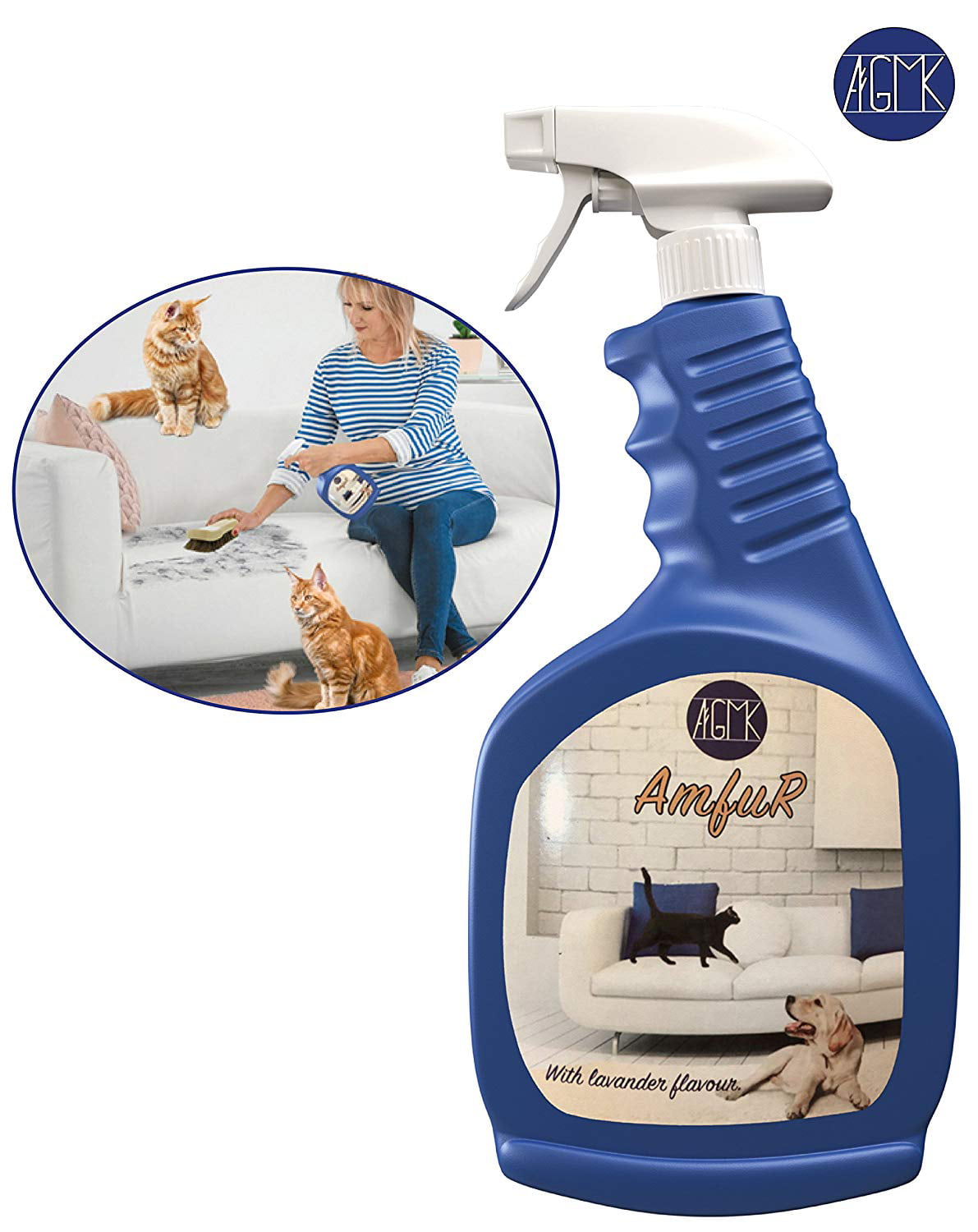Best Spray, Pet Hair Removal Spray by Amfur, Quick & Effective Pet Hair  Cleaner, Hypoallergenic - Perfect for Dog & Cats with Long & Short Fur, Pet  Fur Fabric - No Fabric