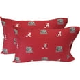 thumbnail image 3 of Alabama Crimson Tide 100% cotton, 4 piece sheet set - flat sheet, fitted sheet, 2 pillow cases, Queen, Team Colors, 3 of 4