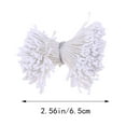 thumbnail image 4 of 400pcs/set Flower Stamen Artificial Pearlized Floral Stamen for Flower Making Scrapbook Decoration(White), 4 of 5