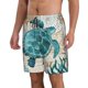 thumbnail image 2 of Balery Watercolor Sea Turtle Traje de Baño Estilo Hawaiano para Hombre, Shorts de Secado Rápido con Bolsillos-X-Large, 2 of 6